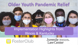 image shows text that reads: Implementation of Older Youth Provisions